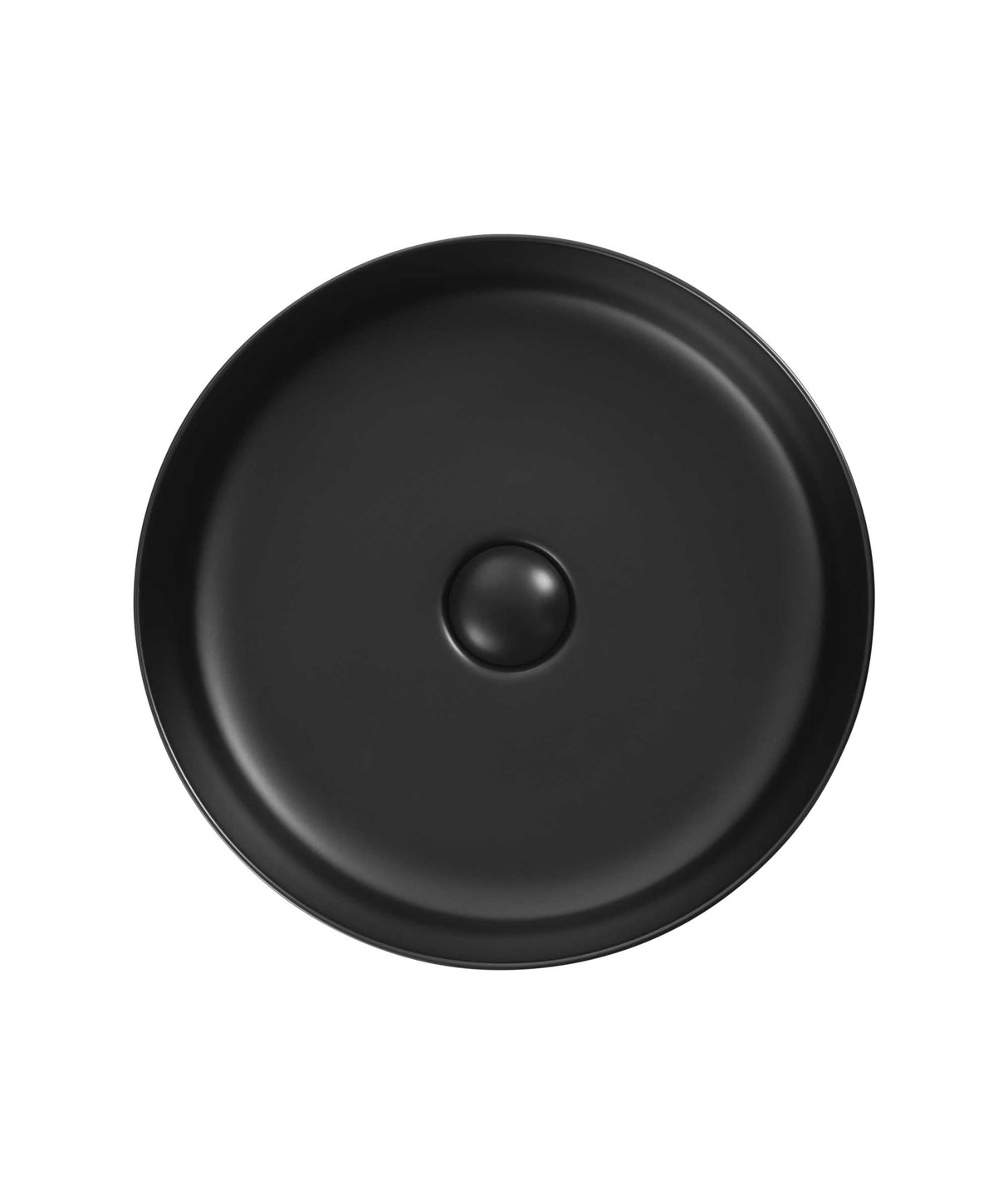 Seima 192032 Aurora 385 Above Counter Ceramic Basin, Black Silk Matte Finish