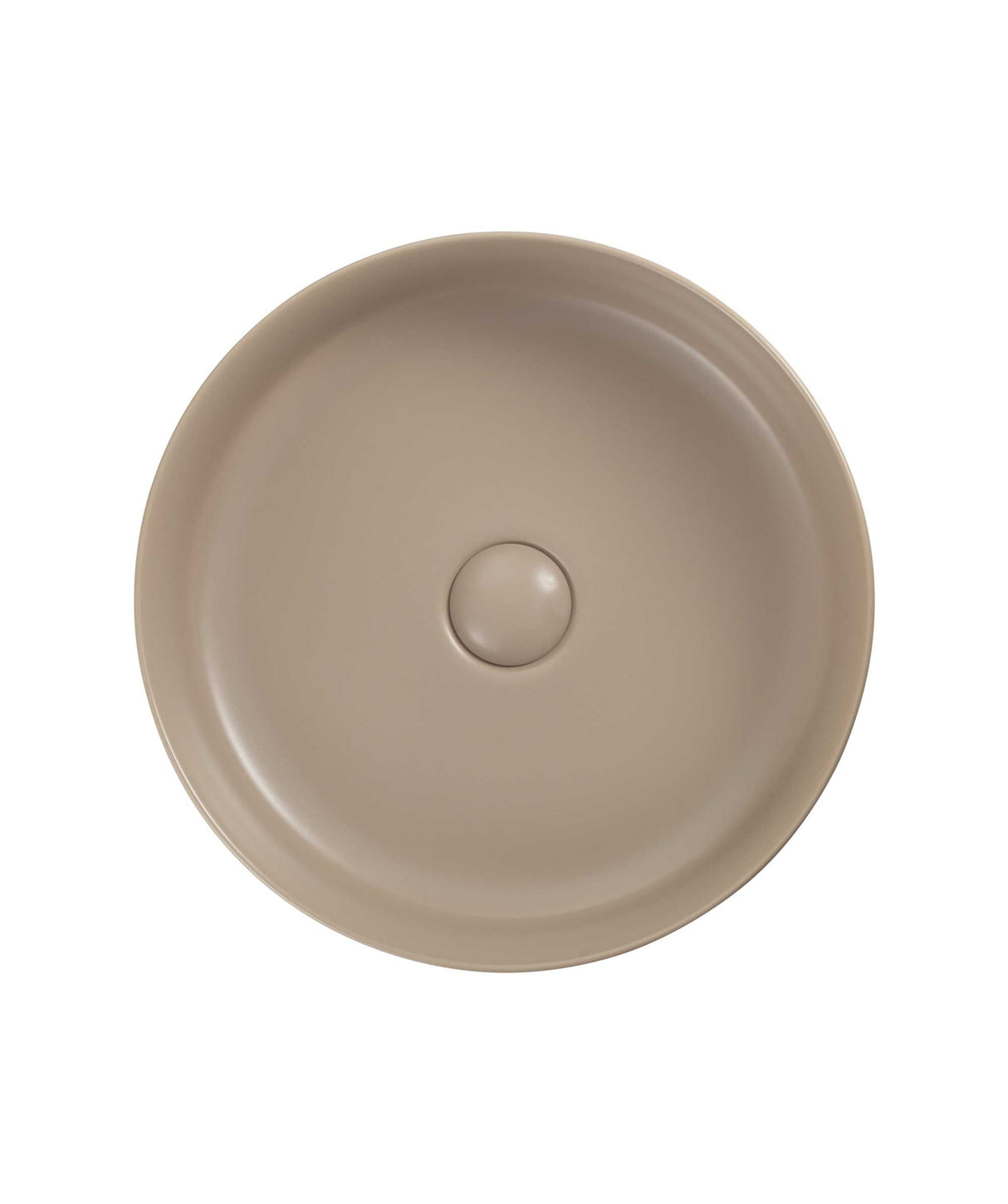 Seima 192029 Aurora 385 Above Counter Ceramic Basin, Smoky Taupe Silk Matte Finish