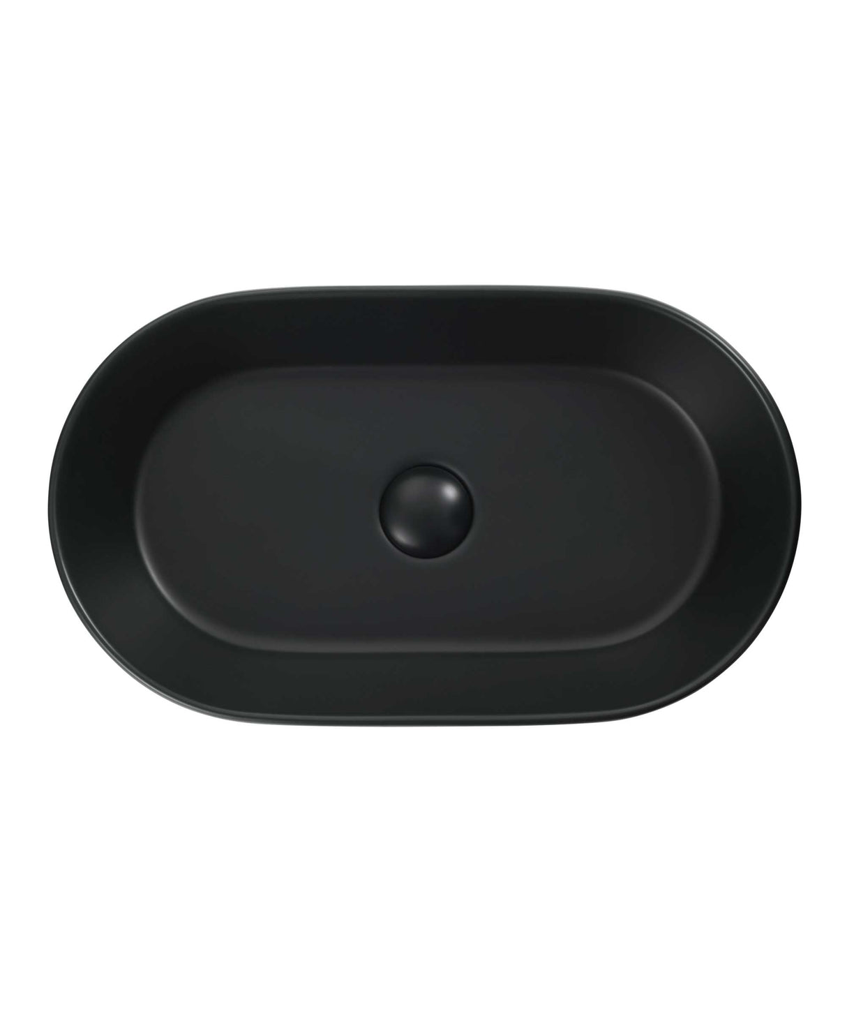 Seima 192068 Aurora 530 Above Counter Ceramic Basin, Black Silk Matte