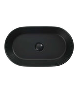 Seima 192068 Aurora 530 Above Counter Ceramic Basin, Black Silk Matte