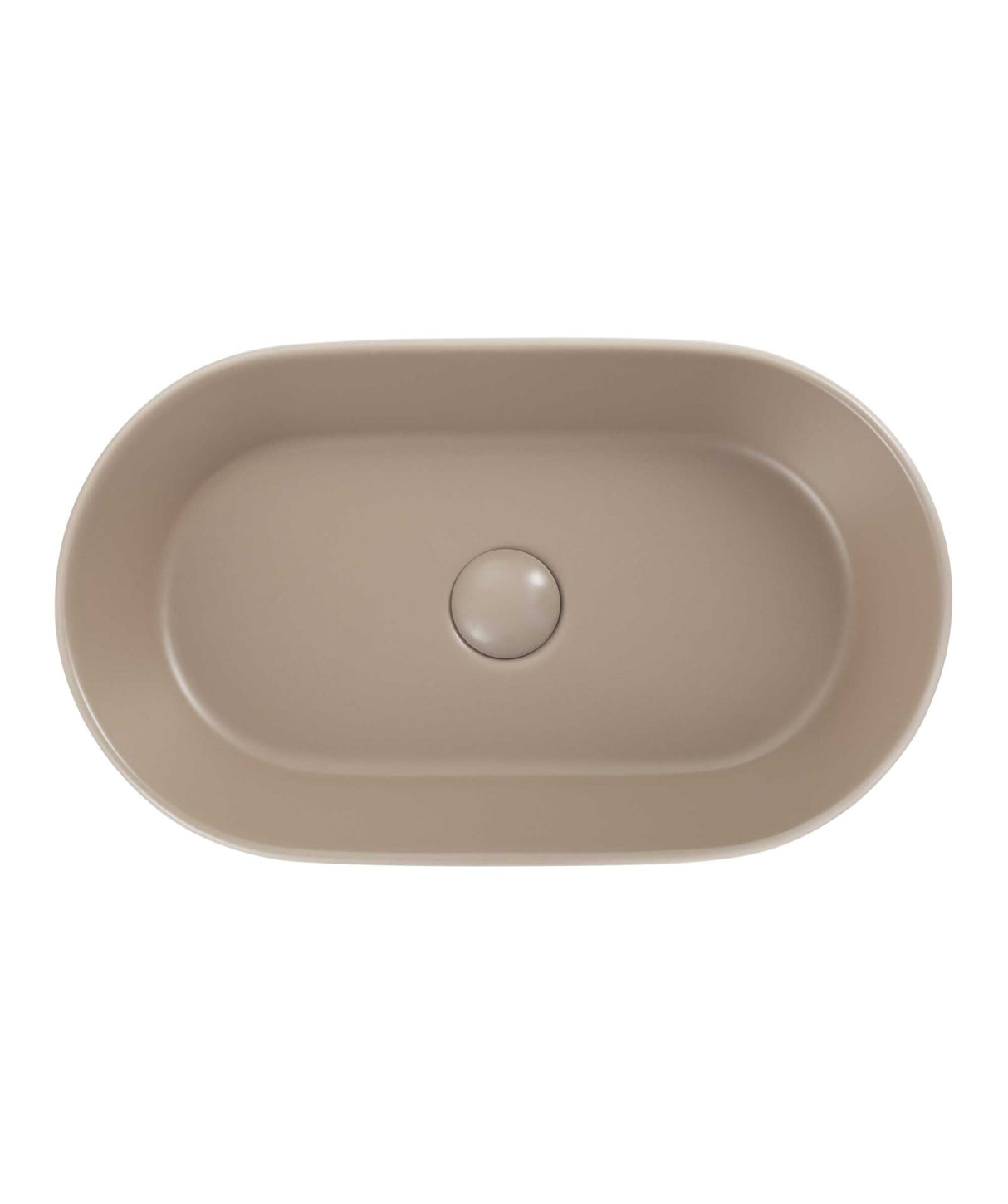 Seima 192070 Aurora 530 Above Counter Ceramic Basin, Smoky Taupe