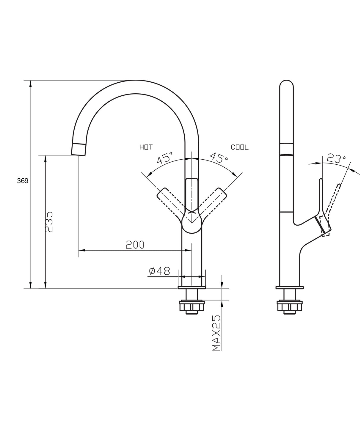 Seima 193161 Avida Sink Mixer, Lead Free, Chrome