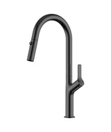 Seima 193175 Avida Pull Out Spray Sink Mixer, Lead Free, Black Matte