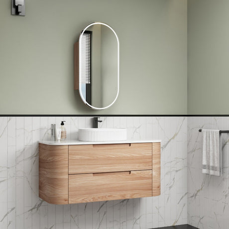 Aulic 1200mm Briony Wall Hung Vanity CAWH48-1200-ST66 Cabinet Only Vanity Units
