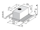 Blanco Brsh60X High Extraction Slide Out Rangehood
