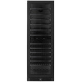 Artusi AWC154BV Dual Zone Wine Cooler, 125 Bottle, Reversible Door, Matte Black