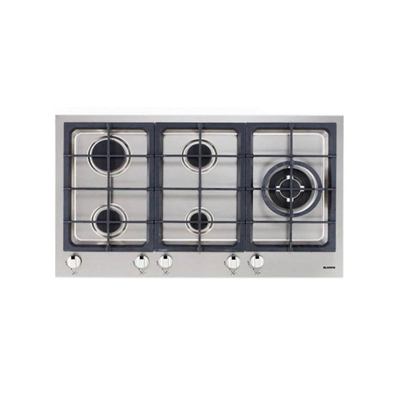 Blanco Cglp905Wxffc 90Cm Italian Made Stainless Steel Gas Cooktop