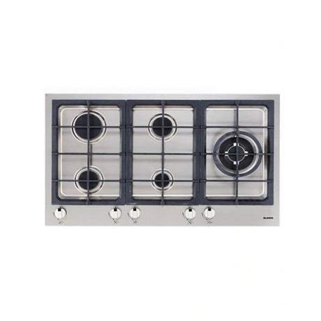 Blanco Cglp905Wxffc 90Cm Italian Made Stainless Steel Gas Cooktop