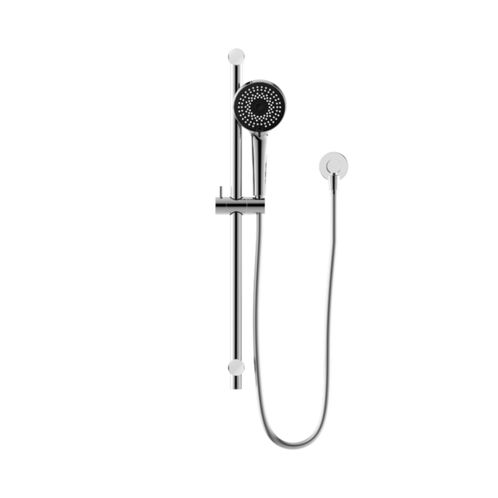 Nero Round Metal Project Rail Shower Chrome NR318CH