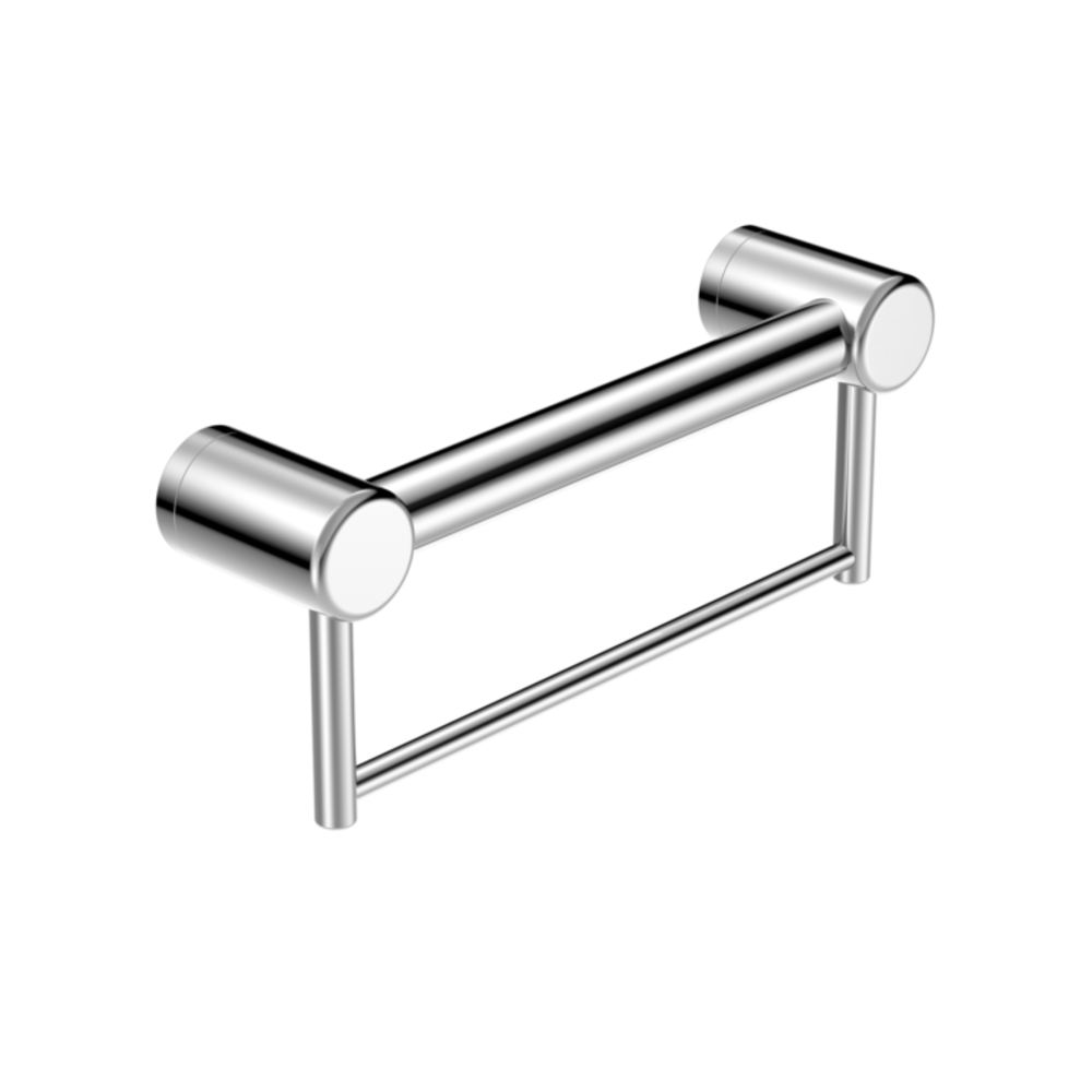 Nero Mecca Care 32mm Grab Rail With Towel Holder 300mm Chrome NRCR3212BCH