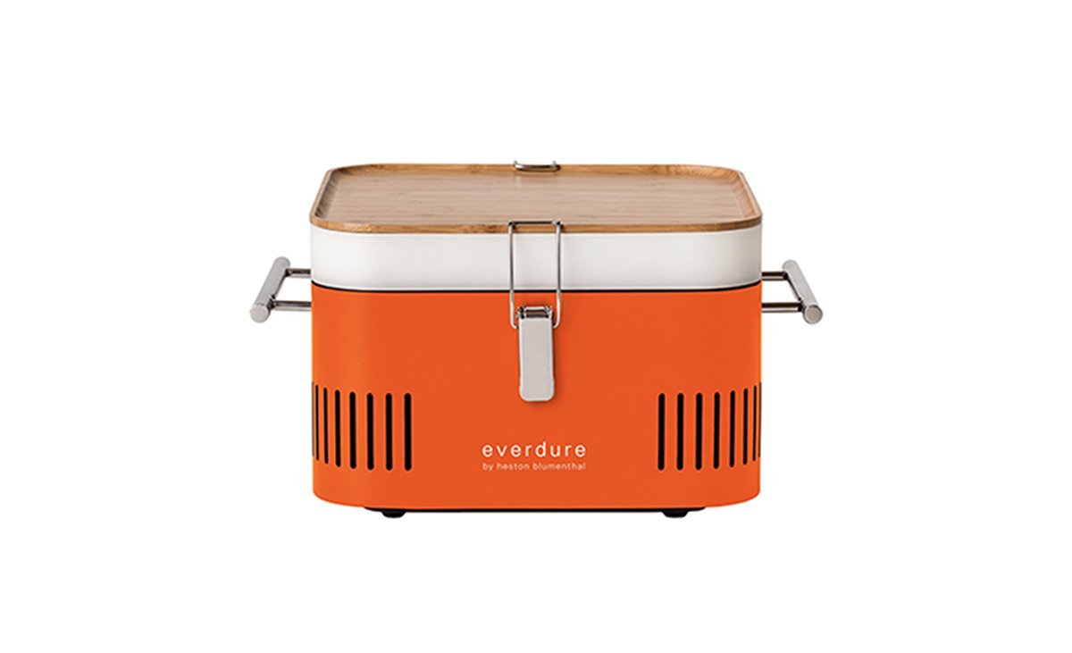 Everdure by Heston ECUBEO Blumenthal Cube Charcoal BBQ Orange