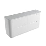 Aulic 1800mm Curva Floorstanding Vanity with Solid Surface Top Cato Top CA57-1800D-ST26FT Vanity Units