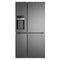 Electrolux EQE6870BA 609L Dark Stainless Steel French Door Fridge - Electrolux Cosmetic Imperfection Discount