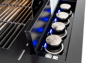 Euro Appliances EAL1175DIBBQBL 3 Burner/Infrared Built-In BBQ, Matte Black
