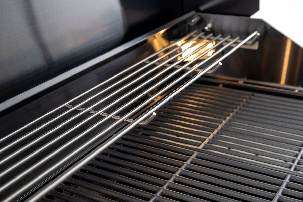 Euro Appliances EAL1175DIBBQBL 3 Burner/Infrared Built-In BBQ, Matte Black