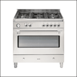 Euro Appliances Ecsh900Wh 90Cm White Dual Fuel Royal Chiantishire Stoves