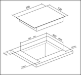 Euro Appliances Ect600C4 60Cm Ceramic Cooktop