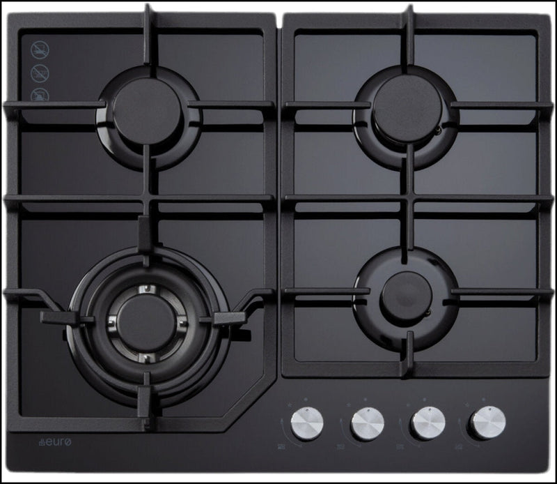 Euro Appliances Ect600Gbk2 60Cm Natural Gas Cooktop - Special Order