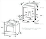 Euro Appliances Eo60M8Sx 60Cm Electric Multifunction Oven Oven