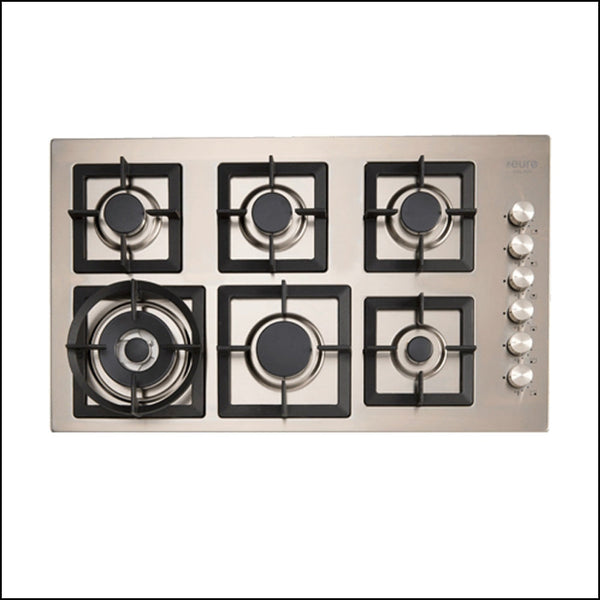 Euro Appliances Premium Series Italian Made Emjgc900Sx 90Cm Stainless Steel Gas Cooktop