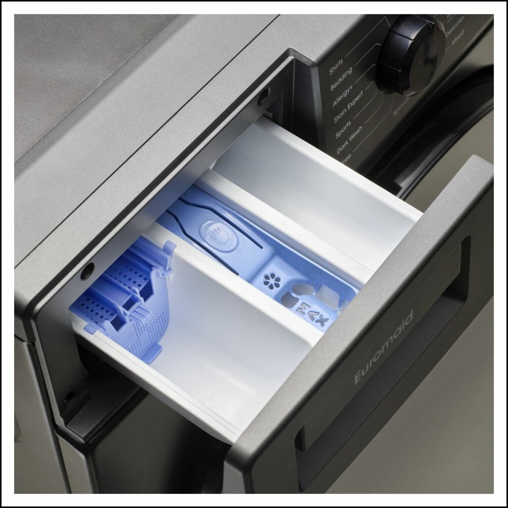 Euromaid EFLP850G/S 8.5kg European Made Front Load Washing Machine wit