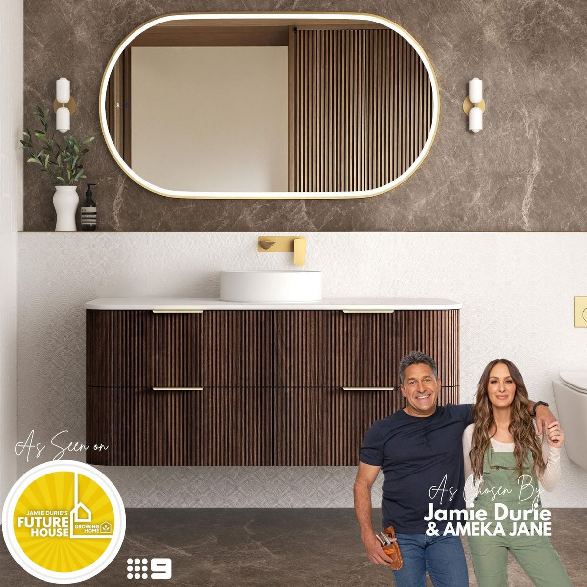 Otti Havana Sable Walnut Vanity