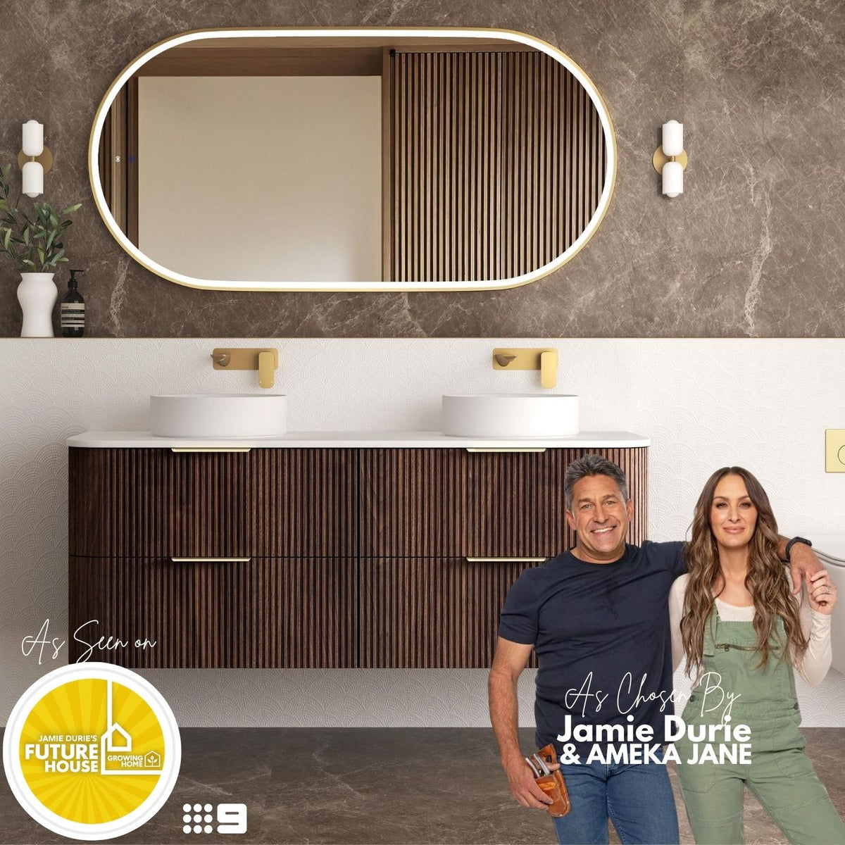 Otti Havana Sable Walnut Vanity