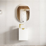 Otti Mini Ensuite Vanity, White