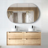 Otti Byron Wall Hung Vanity, Natural Oak