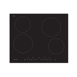 Artusi CACC70/1 70cm 4 Zone Ceramic Electric Cooktop, Black