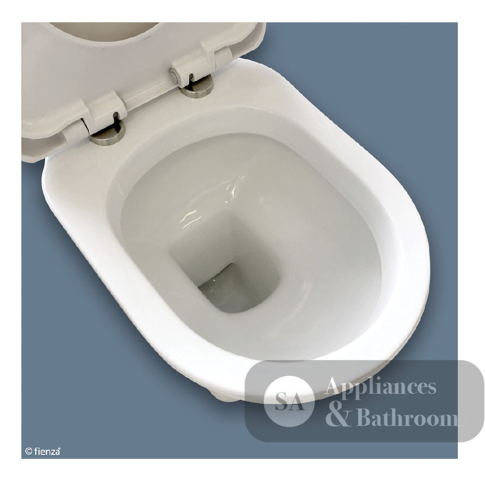Fienza 060130WS RAK Washington Front Lever S-Trap 240mm Toilet Suite White - Toilet Suites