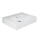 Fienza 06100AWHA RAK Des 61 Wall Basin No Tap Hole Alpine White - Basins