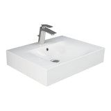 Fienza 06101AWHA RAK Des 61 Wall Basin One Tap Hole Alpine White - Basins