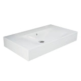 Fienza 08100AWHA RAK Des 81 Wall Basin No Tap Hole Alpine White - Basins