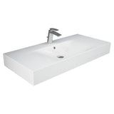Fienza 10101AWHA RAK Des 101 Wall Basin One Tap Hole Alpine White - Basins