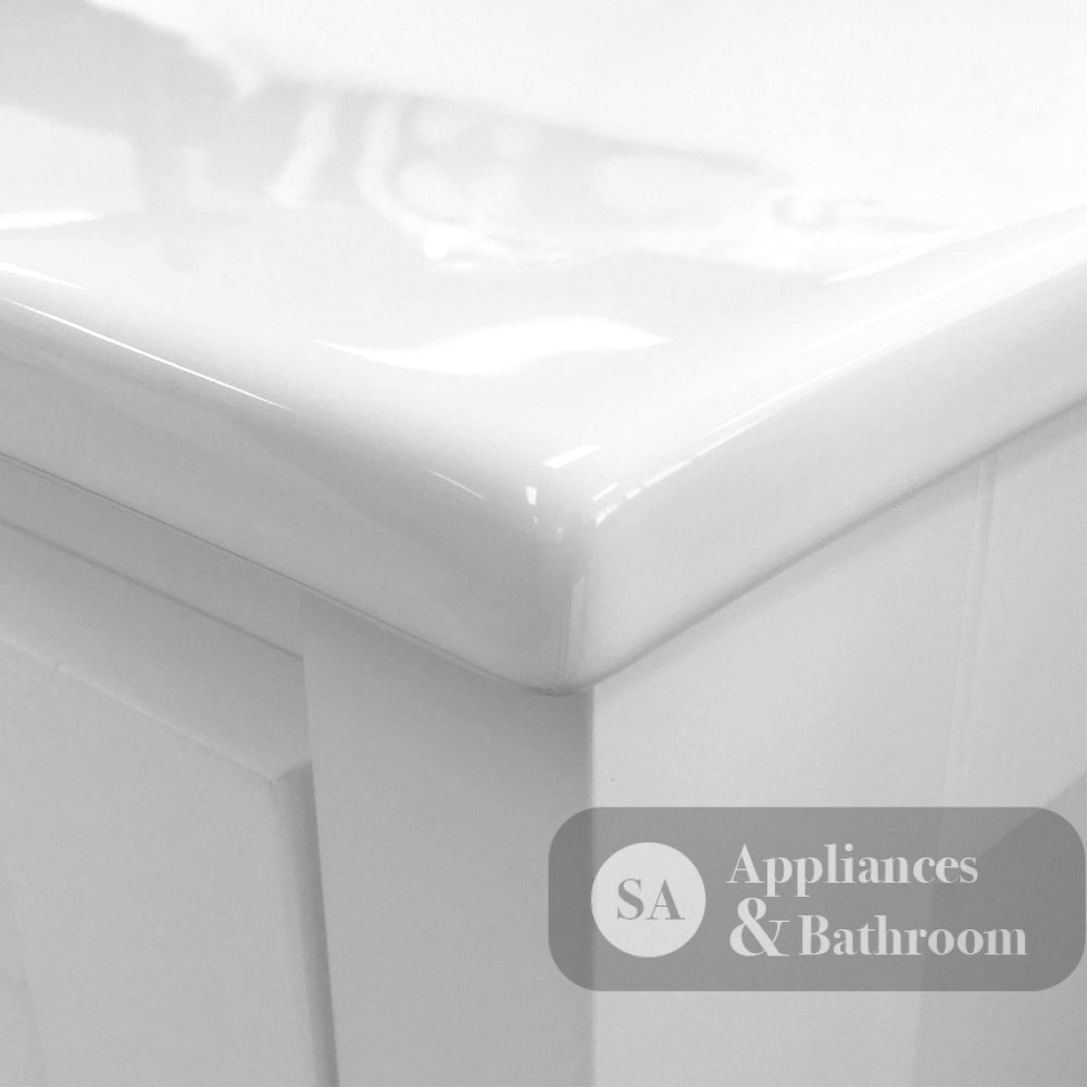 Fienza 1200Mm Tcl120Zk Dolce Fingerpull Vanity On Kickboard Matte White - Special Order Units