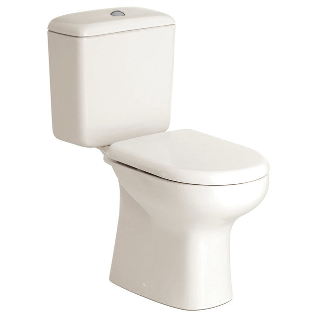 Fienza 122722I Liwa Close-Coupled Toilet Suite S Trap Ivory - Toilet Suites