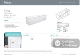 Fienza 180M Mila 1800mm Wall-Hung Cabinet Only - Cabinet Only