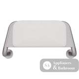 Fienza 200990 Care Back Rest with Cushion Plate Stainless Steel - Back Rest