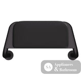 Fienza 200990B Care Back Rest with Cushion Plate Matte Black - Back Rest