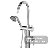 Fienza 202113CC Eleanor Floor Mixer & Shower Chrome with Chrome Handle - Bath Fillers