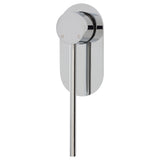 Fienza 213101D Isabella Care Chrome Wall Basin Mixer With Oval Plate - Accessible Taps