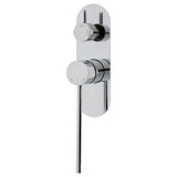Fienza 213102D Isabella Care Chrome Wall Basin Diverter Mixer - Accessible Taps