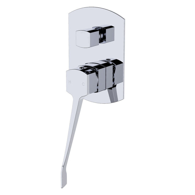 Fienza 218102D Koko Care Chrome Wall Basin Diverter Mixer - Accessible Taps