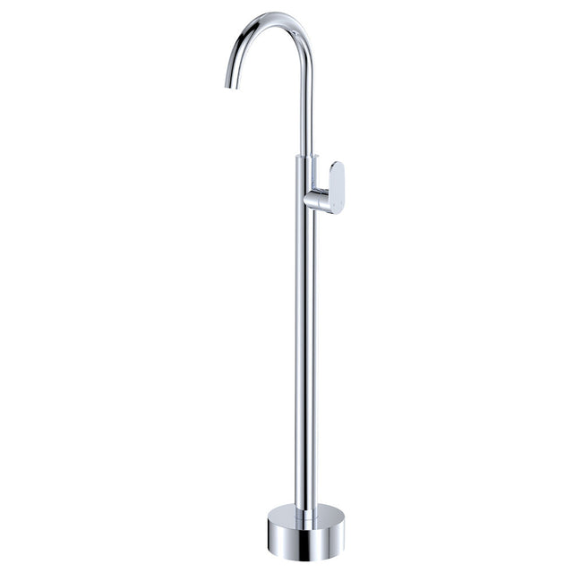 Fienza 221112-LF Empire Slim Floor Mounted Basin/Bath Mixer Chrome - Bath Fillers