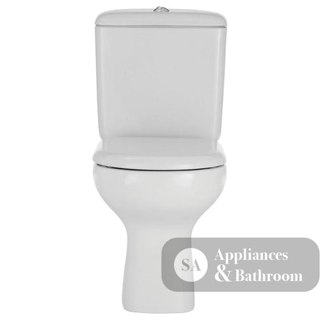 Fienza 222730WL Liwa Close-Coupled Toilet Suite Left Skew Alpine White - Toilet Suites
