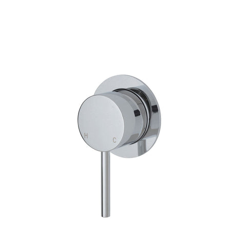 Fienza 228101-LF Kaya Small Round Plate Wall Mixer - Chrome - Wall Mixer
