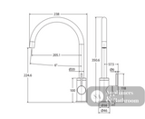 Fienza Kaya 228105 Chrome Mixer Tap Kitchen Taps