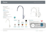 Fienza 228105BN-LF Kaya Mixer Tap Brushed Nickel - Kitchen Mixer Taps