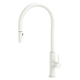 Fienza 228108MW-LF Kaya Pull Out Sink Mixer Matte White - Kitchen Mixer Taps
